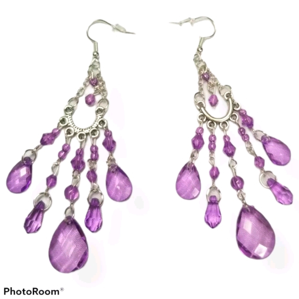 🔥2/$30🔥Paid Vacation Purple Earring